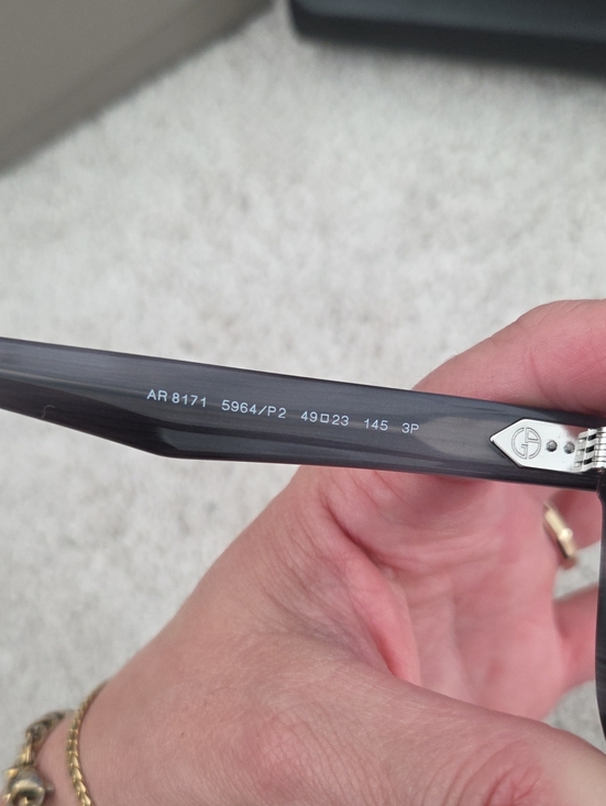 Giorgio Armani Black Sunglasses NWT Unisex main image 6
